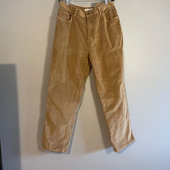 VTG Bill Blass Jeanswear Tan Corduroy Pants | SZ 12P - Picture 1 of 11
